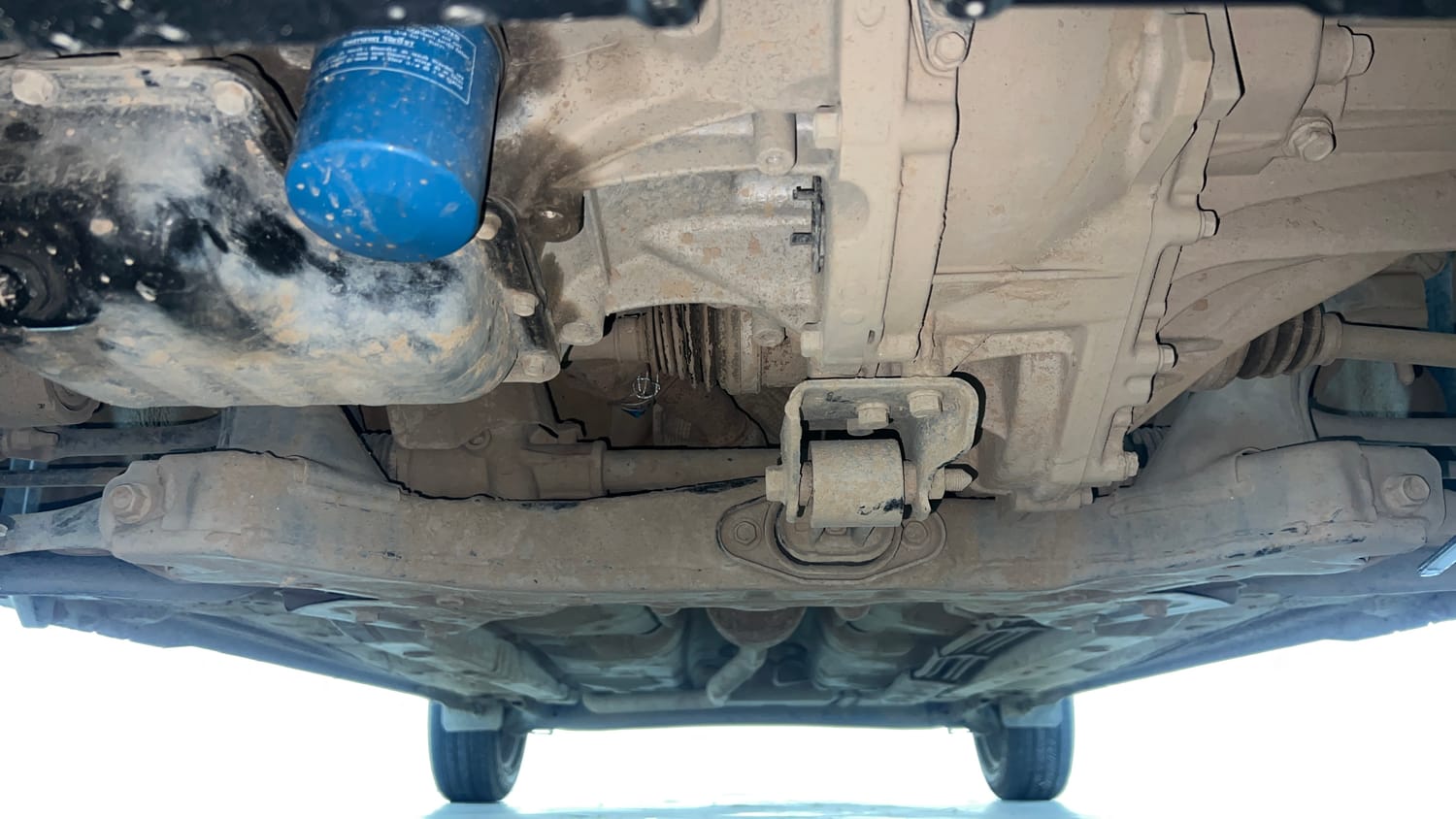 Used 2023 Hyundai Grand i10 Nios Sportz 1.2 Kappa VTVT Petrol Manual extra FRONT LEFT UNDERBODY VIEW