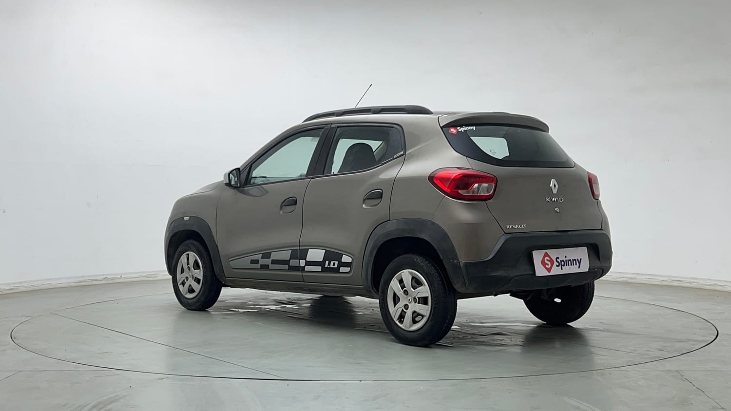 Used 2017 Renault Kwid 1.0 RXL AMT Petrol Automatic exterior LEFT REAR CORNER VIEW