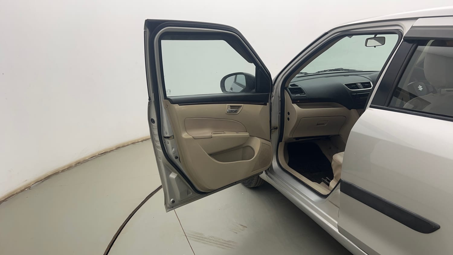 Used 2014 Maruti Suzuki Swift Dzire VXI Petrol Manual interior LEFT FRONT DOOR OPEN VIEW