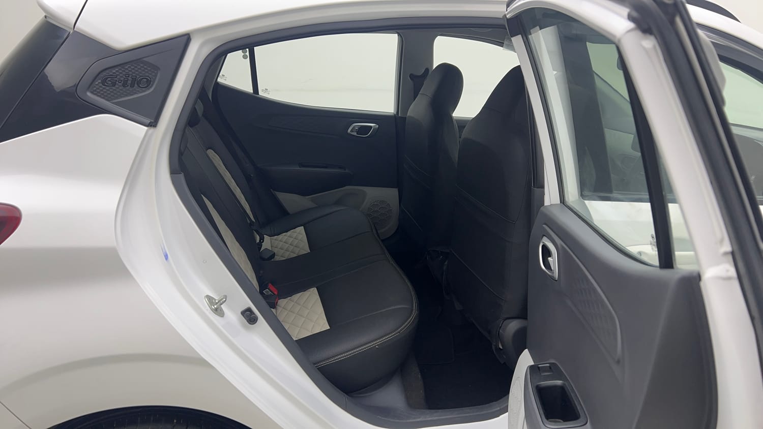 Used 2023 Hyundai Grand i10 Nios Sportz 1.2 Kappa VTVT Petrol Manual interior RIGHT SIDE REAR DOOR CABIN VIEW