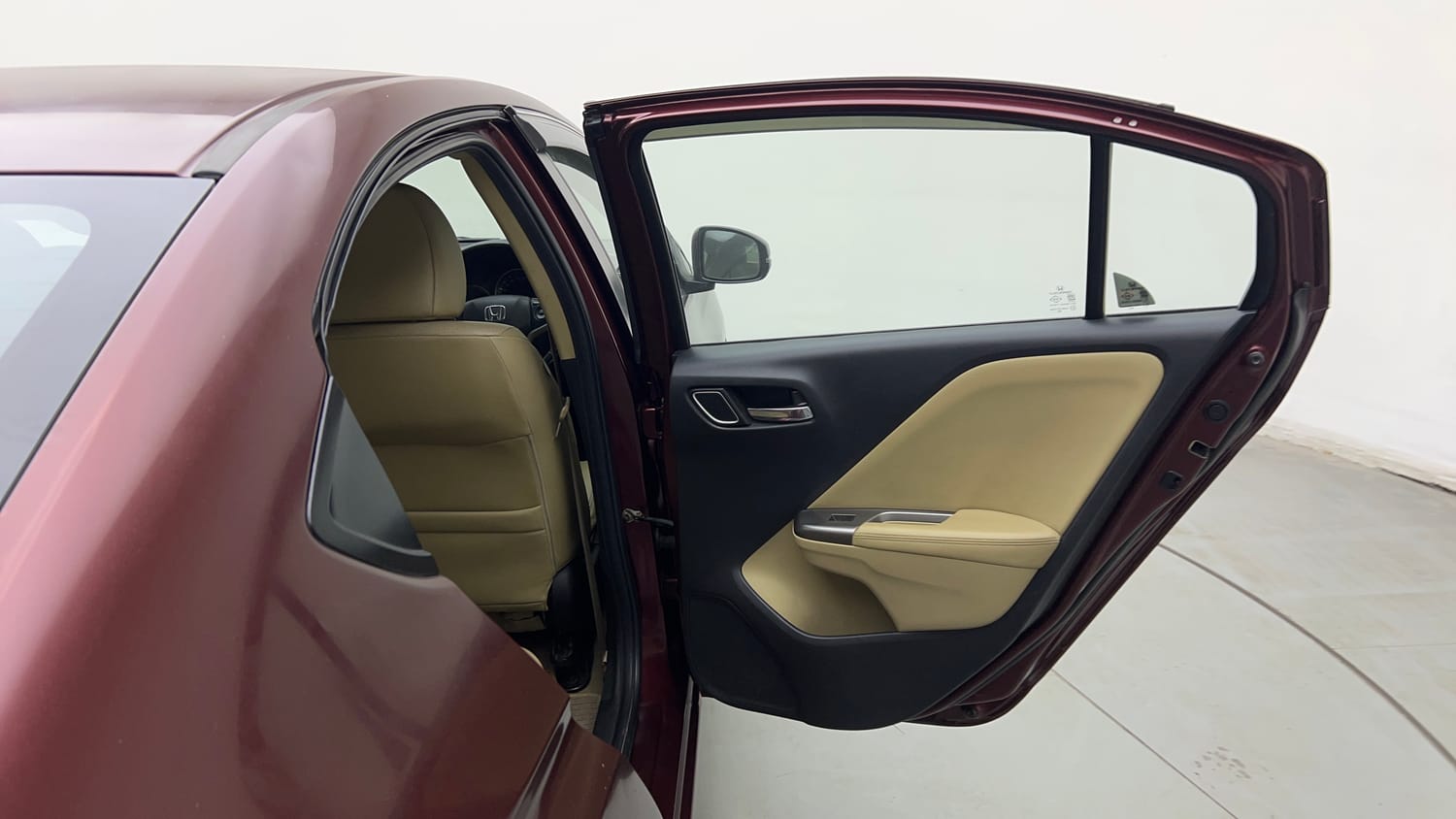 Used 2017 Honda City ZX CVT Petrol Petrol Automatic interior RIGHT REAR DOOR OPEN VIEW