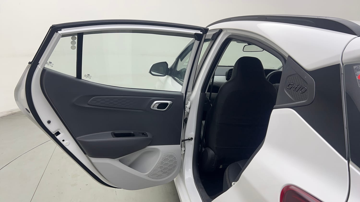 Used 2023 Hyundai Grand i10 Nios Sportz 1.2 Kappa VTVT Petrol Manual interior LEFT REAR DOOR OPEN VIEW