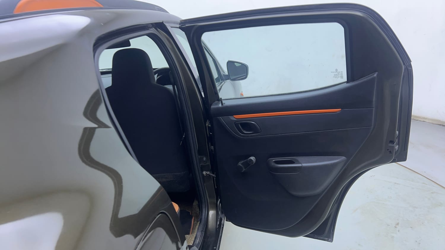 Used 2018 Renault Kwid CLIMBER 1.0 AMT Petrol Automatic interior RIGHT REAR DOOR OPEN VIEW