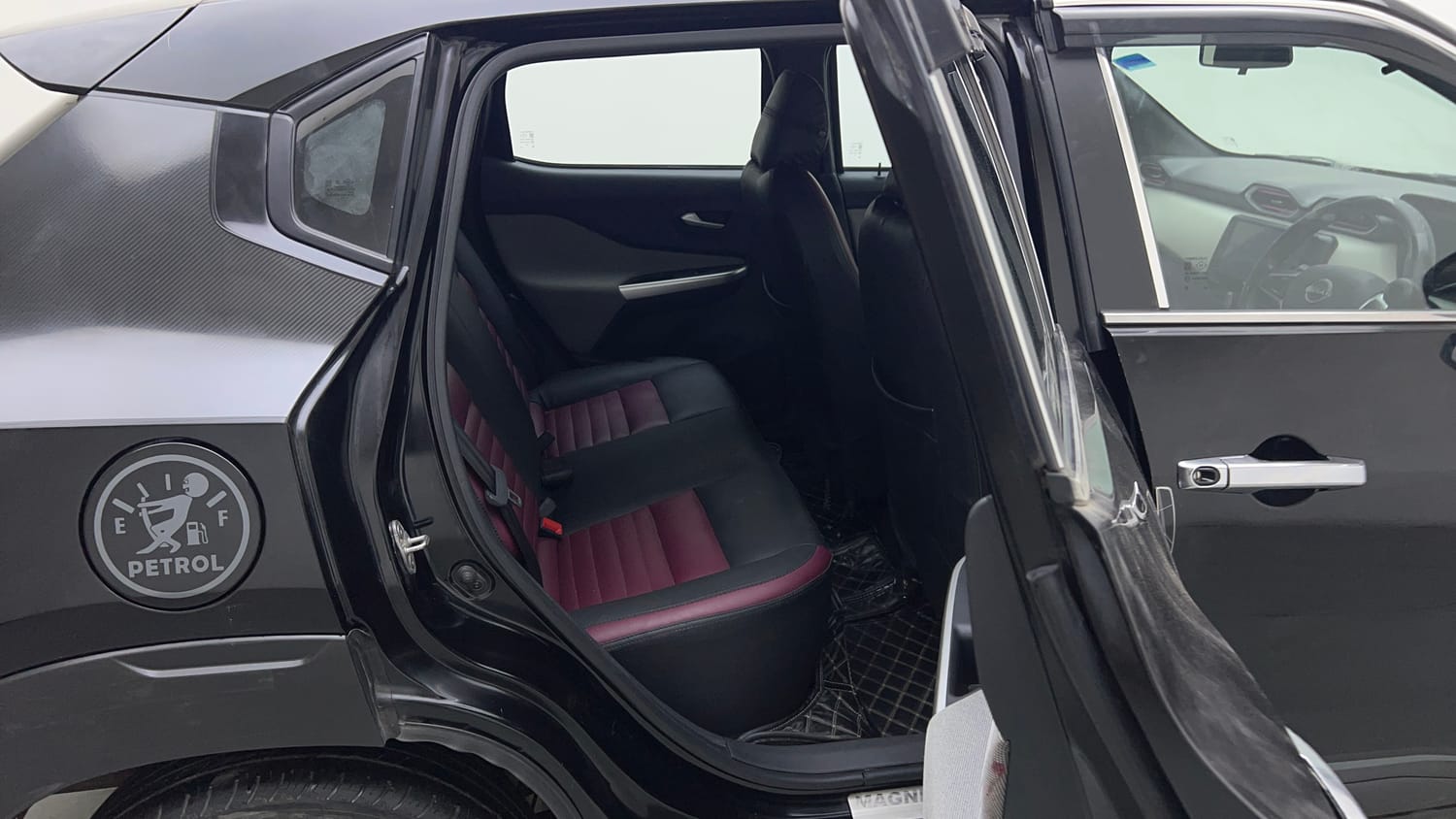 Used 2023 Nissan Magnite XL Petrol+Cng (Outside fitted) Cng Manual interior RIGHT SIDE REAR DOOR CABIN VIEW