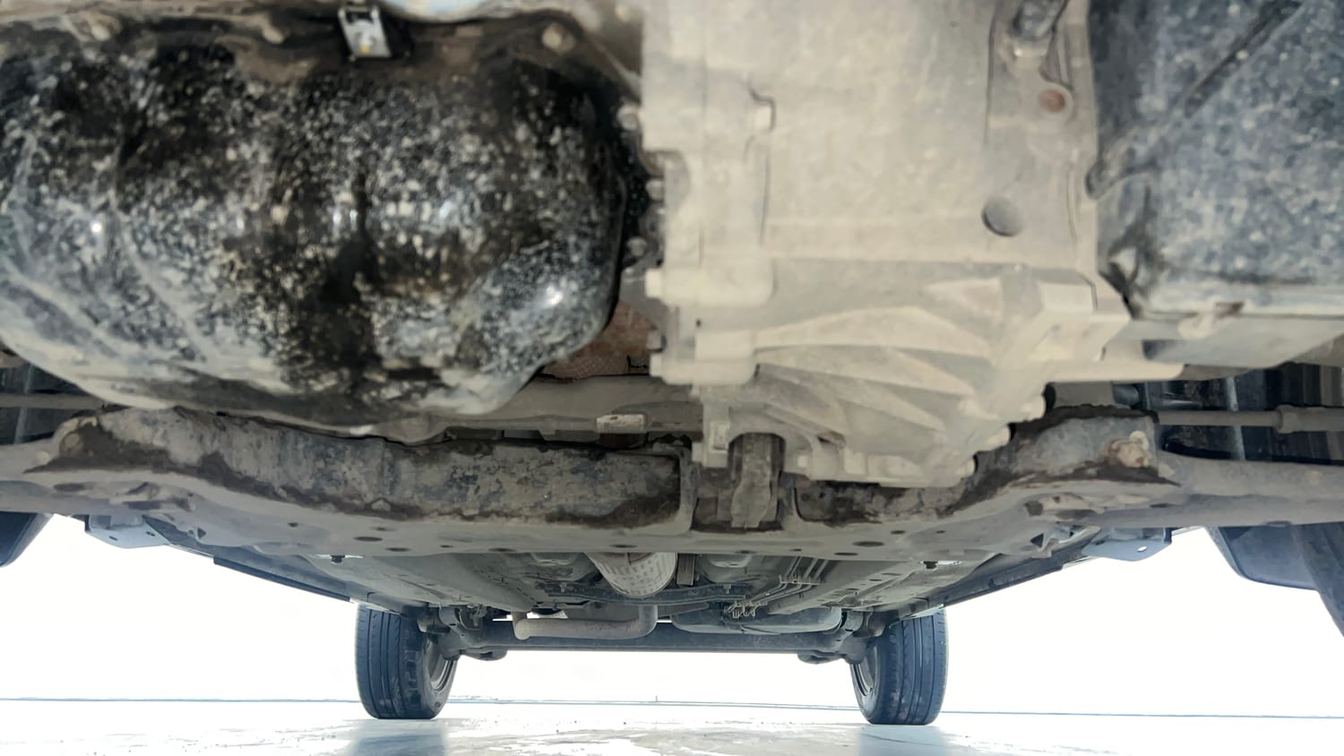 Used 2017 Ford EcoSport Titanium 1.5L Ti-VCT Petrol Manual extra FRONT LEFT UNDERBODY VIEW