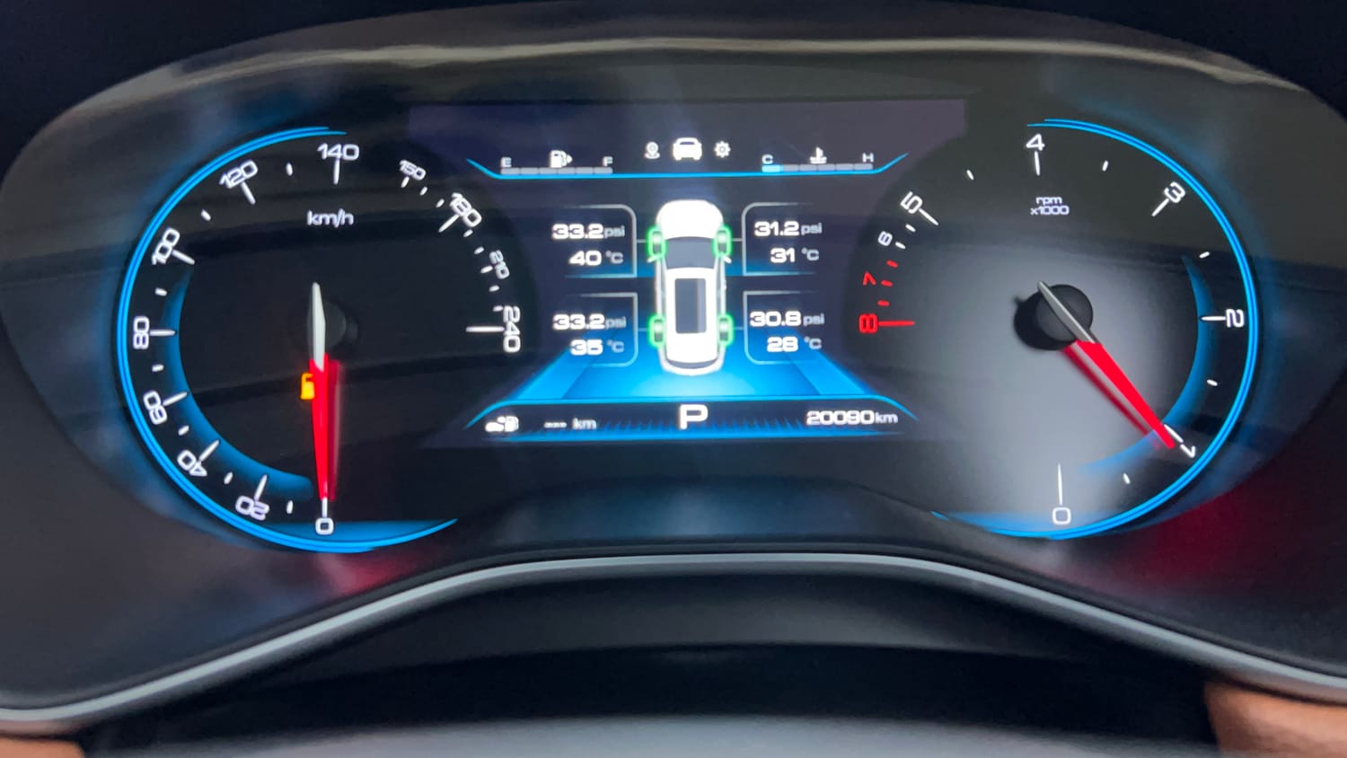 Used 2022 MG Motors Hector Plus Sharp 1.5 Petrol Turbo CVT 6-STR Petrol Automatic interior CLUSTERMETER VIEW