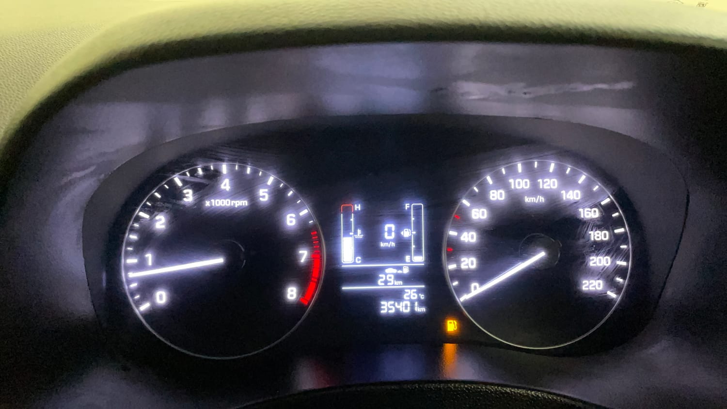Used 2020 Hyundai Creta SX 1.6 Petrol Petrol Manual interior CLUSTERMETER VIEW