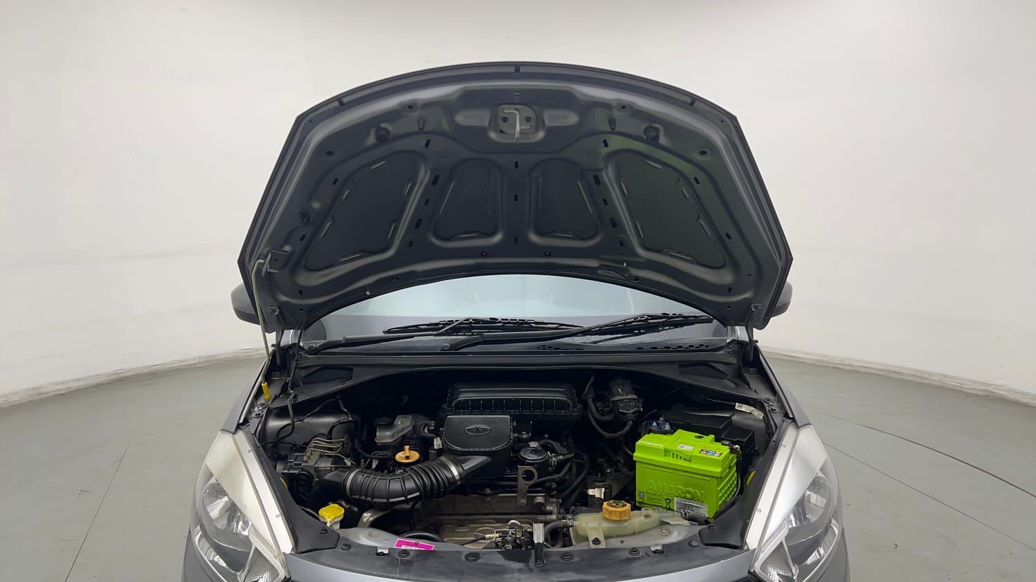 Used 2019 Tata Tiago Revotron XZA Petrol Automatic engine ENGINE & BONNET OPEN FRONT VIEW