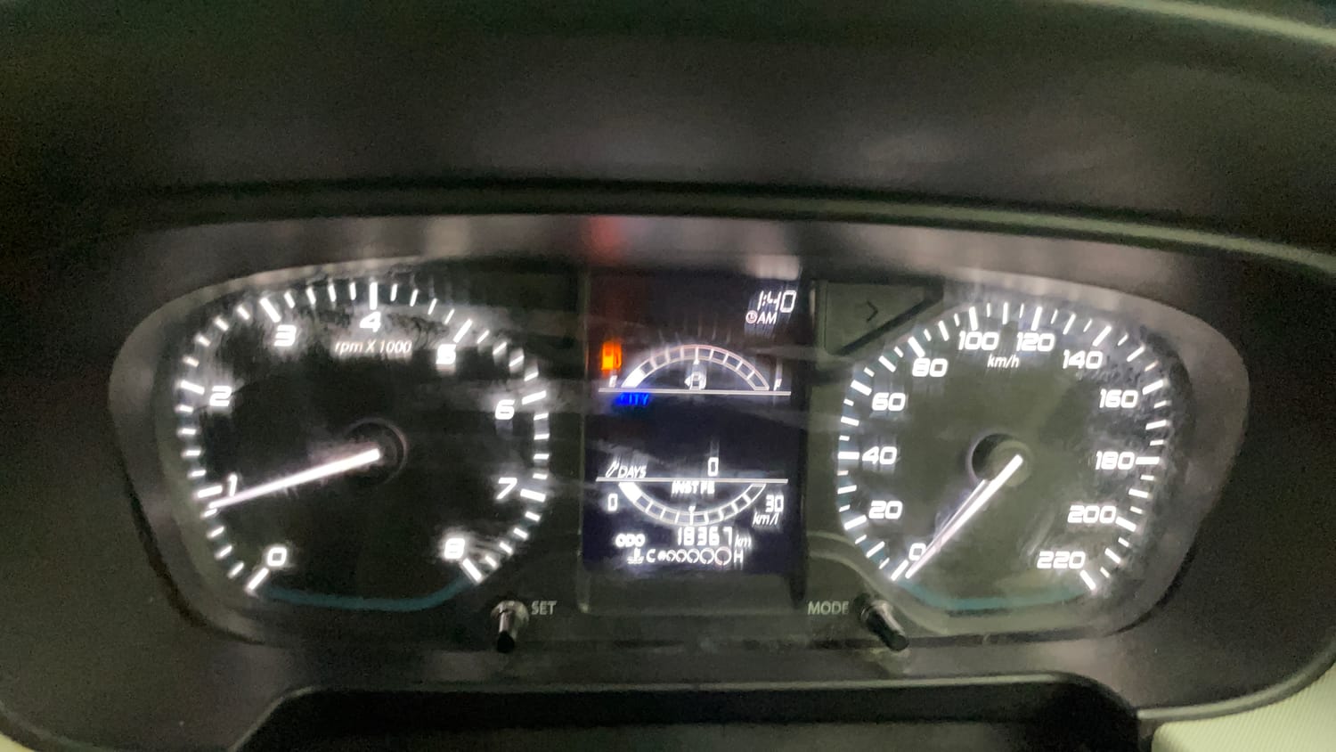 Used 2021 Tata Punch Pure MT Petrol Manual interior CLUSTERMETER VIEW