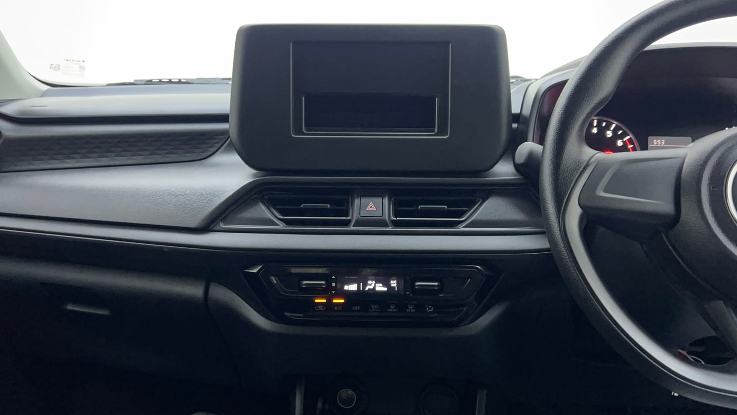 Used 2025 Maruti Suzuki Swift LXi Petrol Manual interior MUSIC SYSTEM & AC CONTROL VIEW