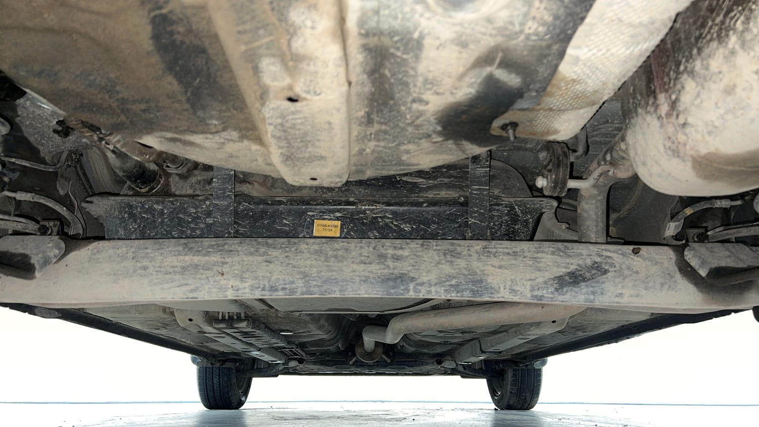 Used 2023 Hyundai Grand i10 Nios Sportz 1.2 Kappa VTVT Petrol Manual extra REAR UNDERBODY VIEW (TAKEN FROM REAR)