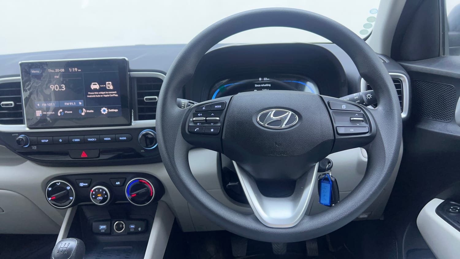 Used 2025 Hyundai Venue S Plus 1.2 Petrol MT Petrol Manual interior STEERING VIEW