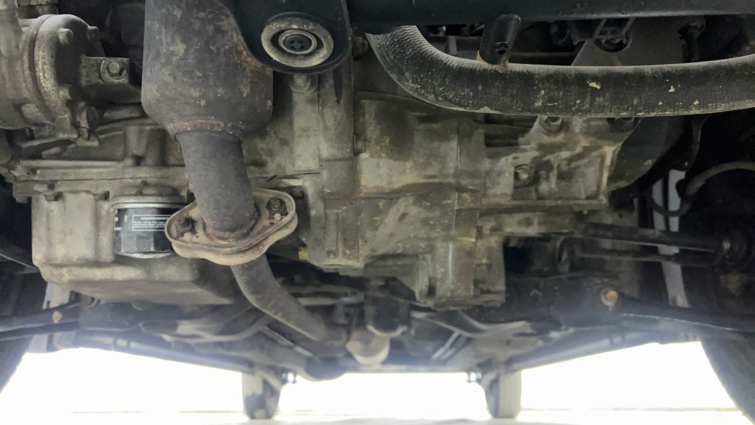 Used 2013 Maruti Suzuki Wagon R 1.0 LXI CNG (outside fitted) Cng Manual extra FRONT LEFT UNDERBODY VIEW
