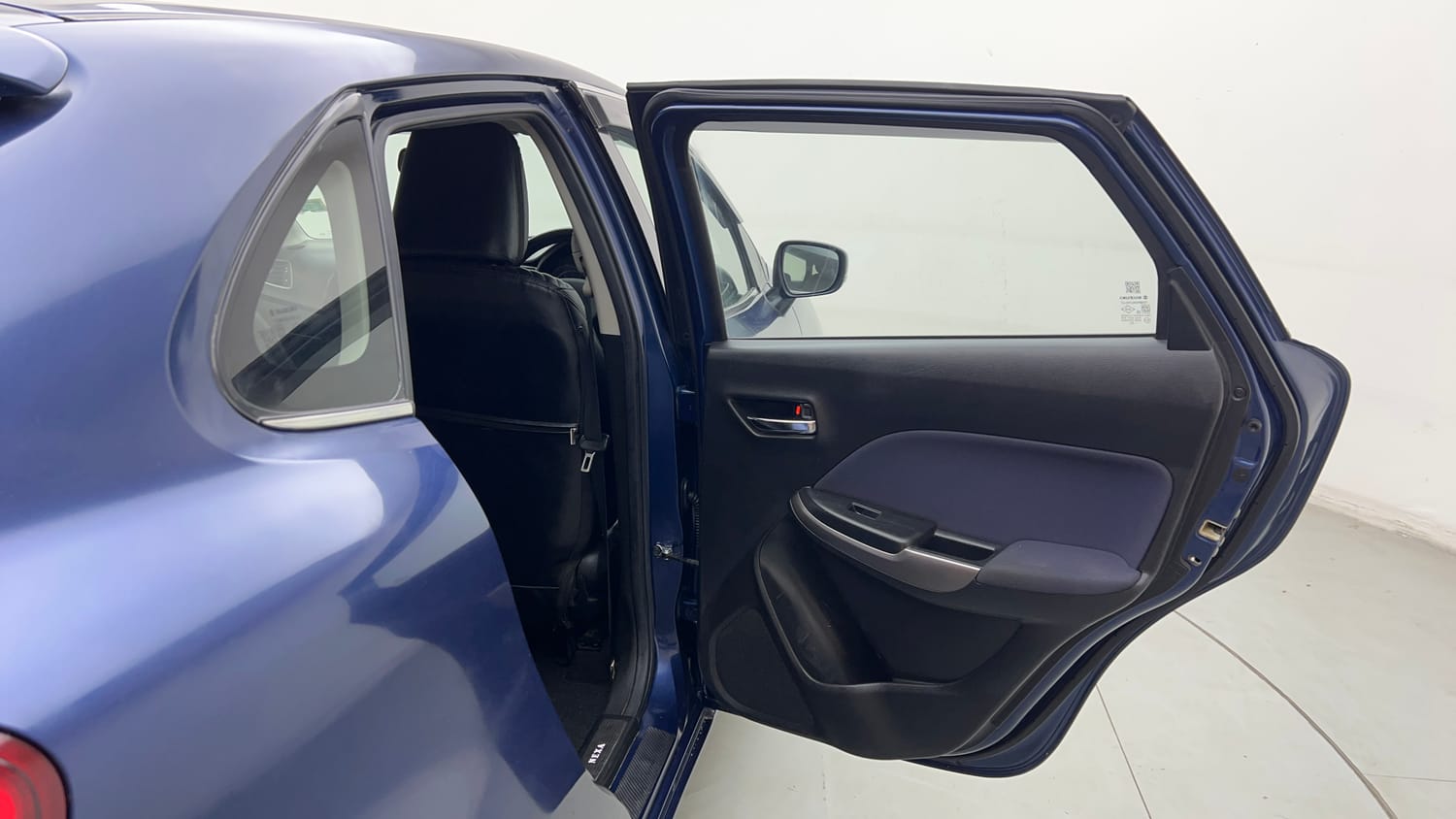 Used 2019 Maruti Suzuki Baleno Zeta Petrol Manual interior RIGHT REAR DOOR OPEN VIEW