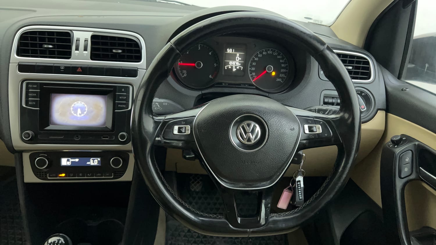 Used 2016 Volkswagen Polo Highline1.5L (D) Diesel Manual interior STEERING VIEW