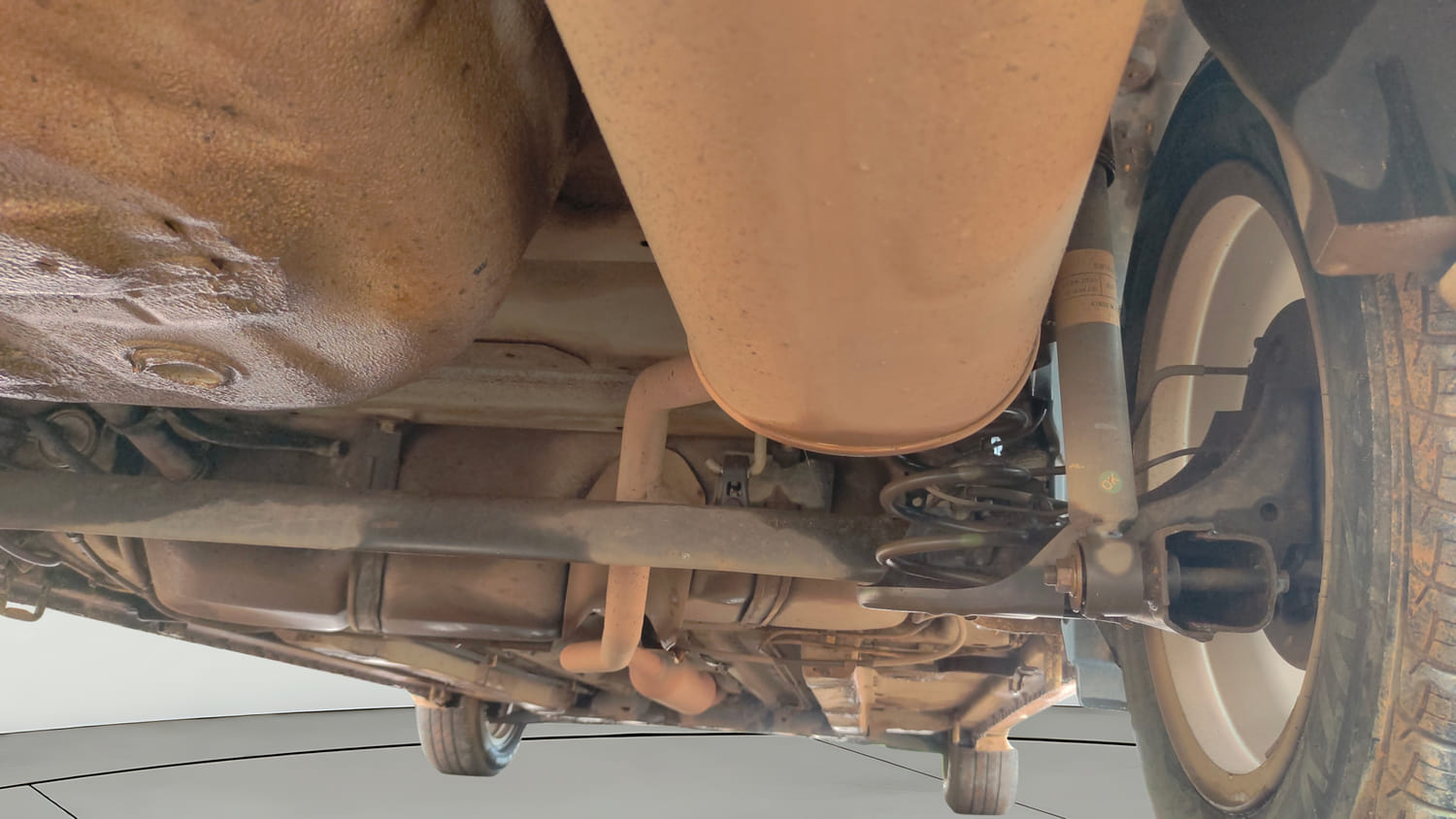 Used 2018 Maruti Suzuki Ciaz Zeta 1.4 MT Petrol Manual extra REAR RIGHT UNDERBODY VIEW