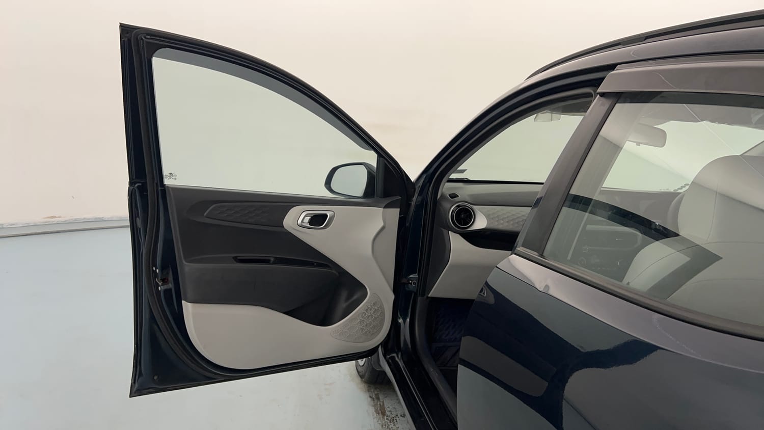 Used 2023 Hyundai Grand i10 Nios Sportz 1.2 Kappa VTVT Petrol Manual interior LEFT FRONT DOOR OPEN VIEW