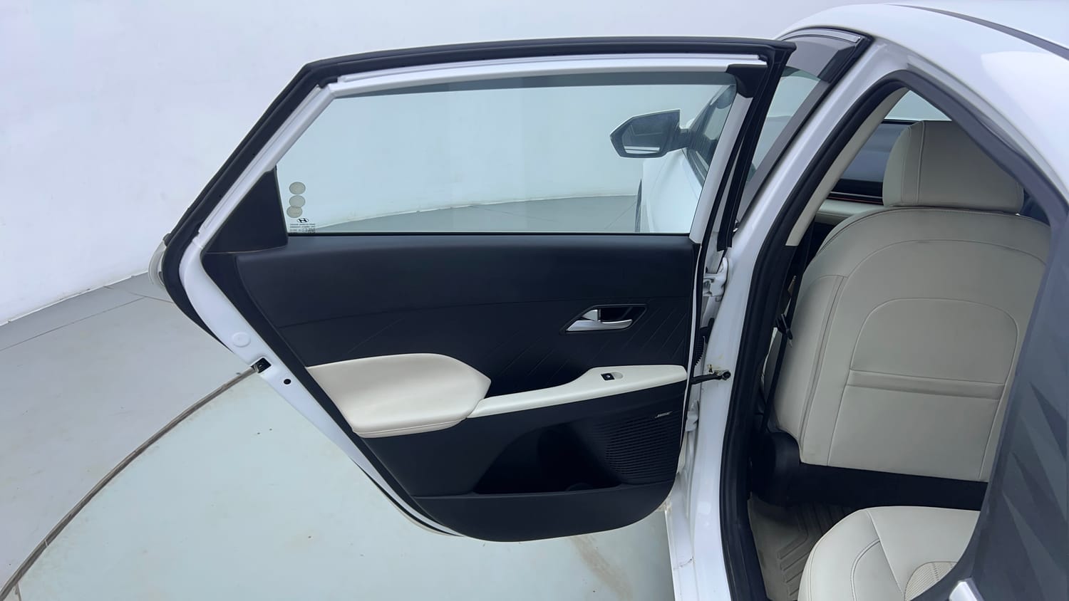 Used 2023 Hyundai Verna SX (O) 1.5 Petrol IVT Petrol Automatic interior LEFT REAR DOOR OPEN VIEW