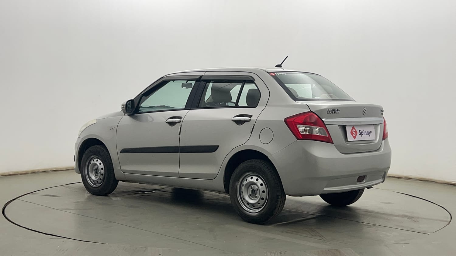 Used 2014 Maruti Suzuki Swift Dzire VXI Petrol Manual exterior LEFT REAR CORNER VIEW