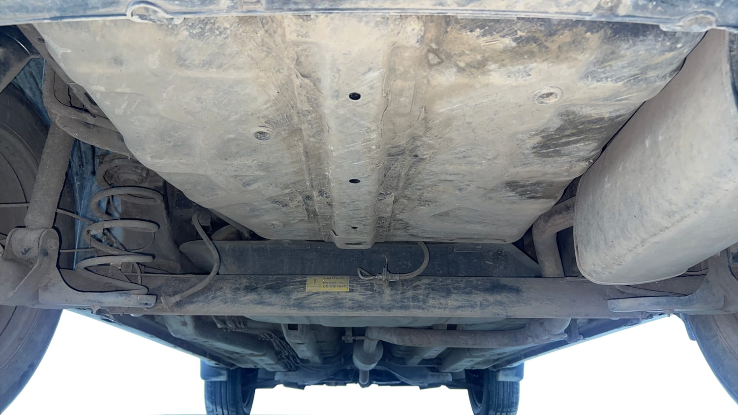 Used 2021 Tata Nexon XM Petrol Manual extra REAR UNDERBODY VIEW (TAKEN FROM REAR)