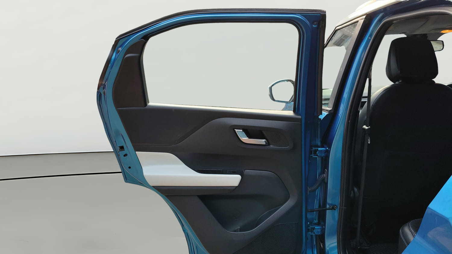 Used 2025 Tata Punch Creative Dual Tone Petrol Manual interior LEFT REAR DOOR OPEN VIEW