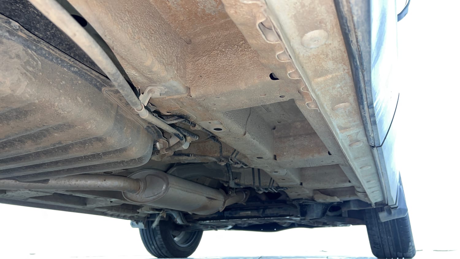 Used 2022 MG Motors Hector Sharp 1.5 Petrol Turbo Hybrid MT Hybrid Manual extra REAR RIGHT UNDERBODY VIEW