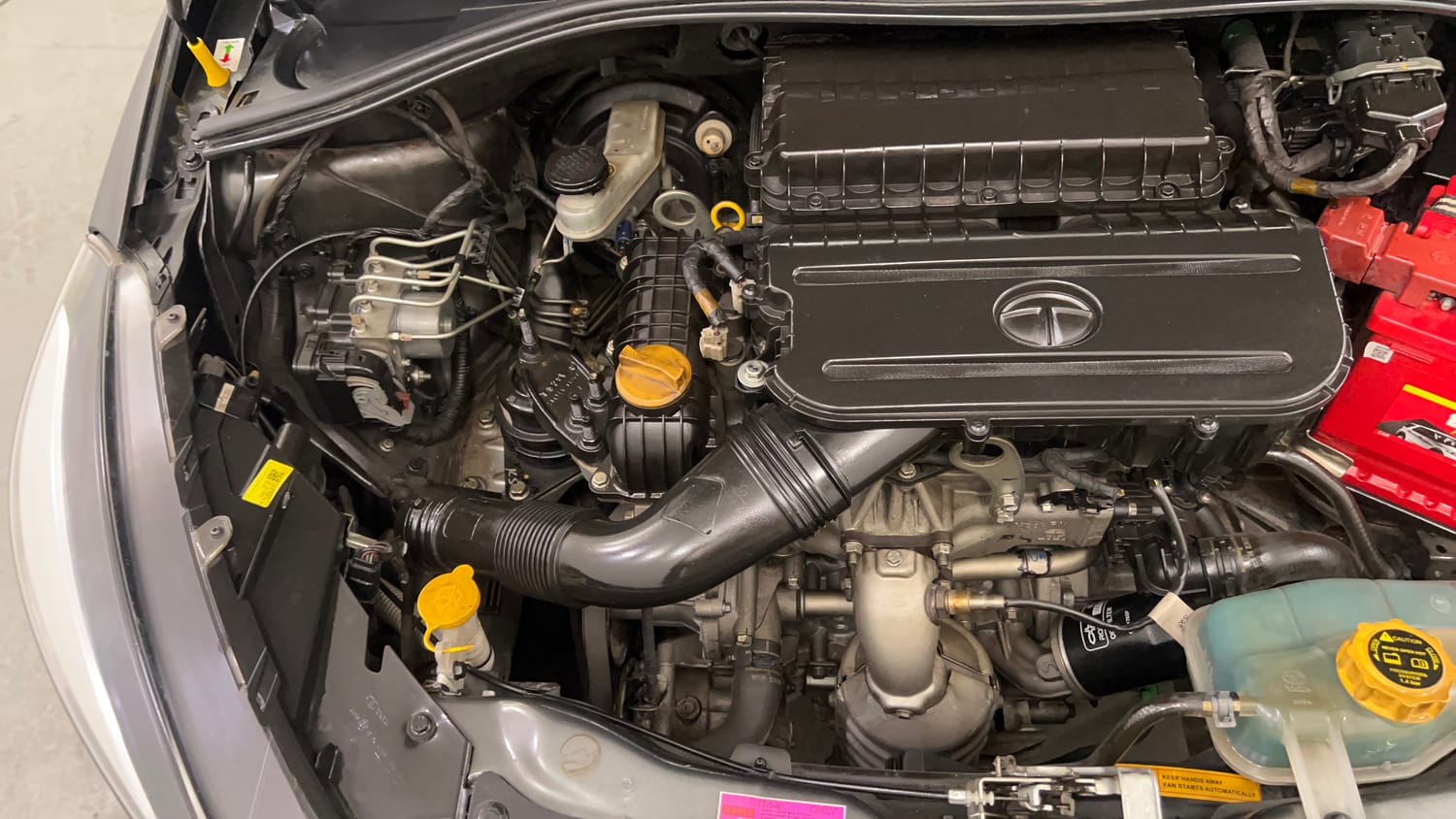 Used 2022 Tata Tiago XZ Plus CNG Cng Manual engine ENGINE RIGHT SIDE VIEW