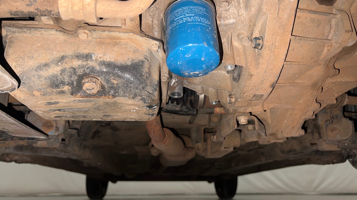 Used 2017 hyundai Eon Magna+ (O) Petrol Manual extra FRONT LEFT UNDERBODY VIEW