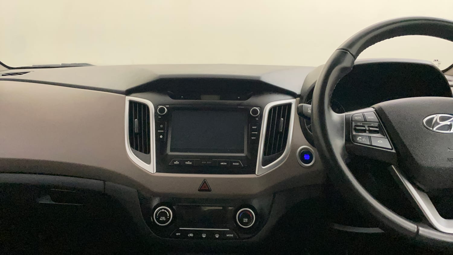 Used 2020 Hyundai Creta SX 1.6 Petrol Petrol Manual interior MUSIC SYSTEM & AC CONTROL VIEW