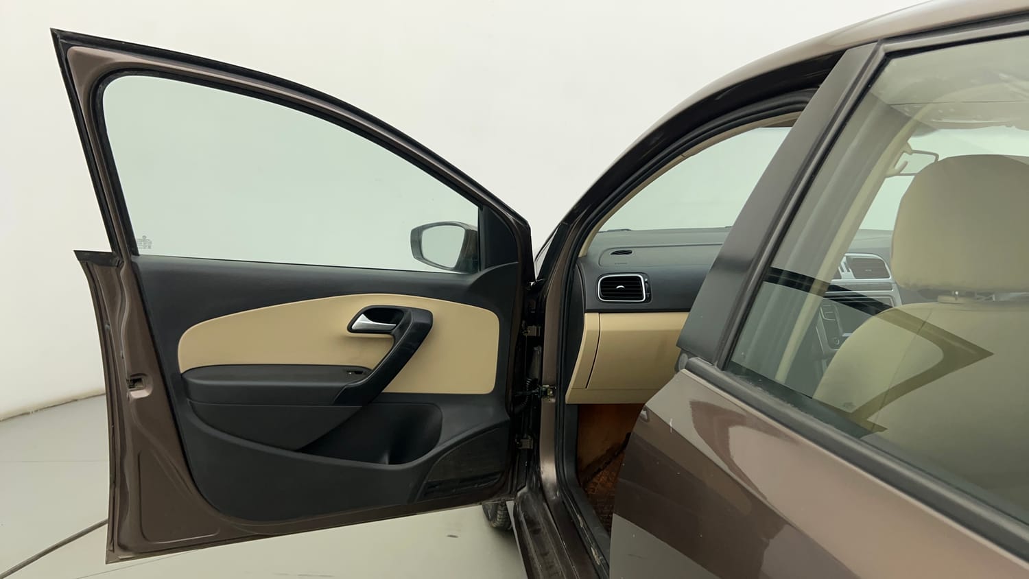 Used 2016 Volkswagen Polo Highline1.5L (D) Diesel Manual interior LEFT FRONT DOOR OPEN VIEW