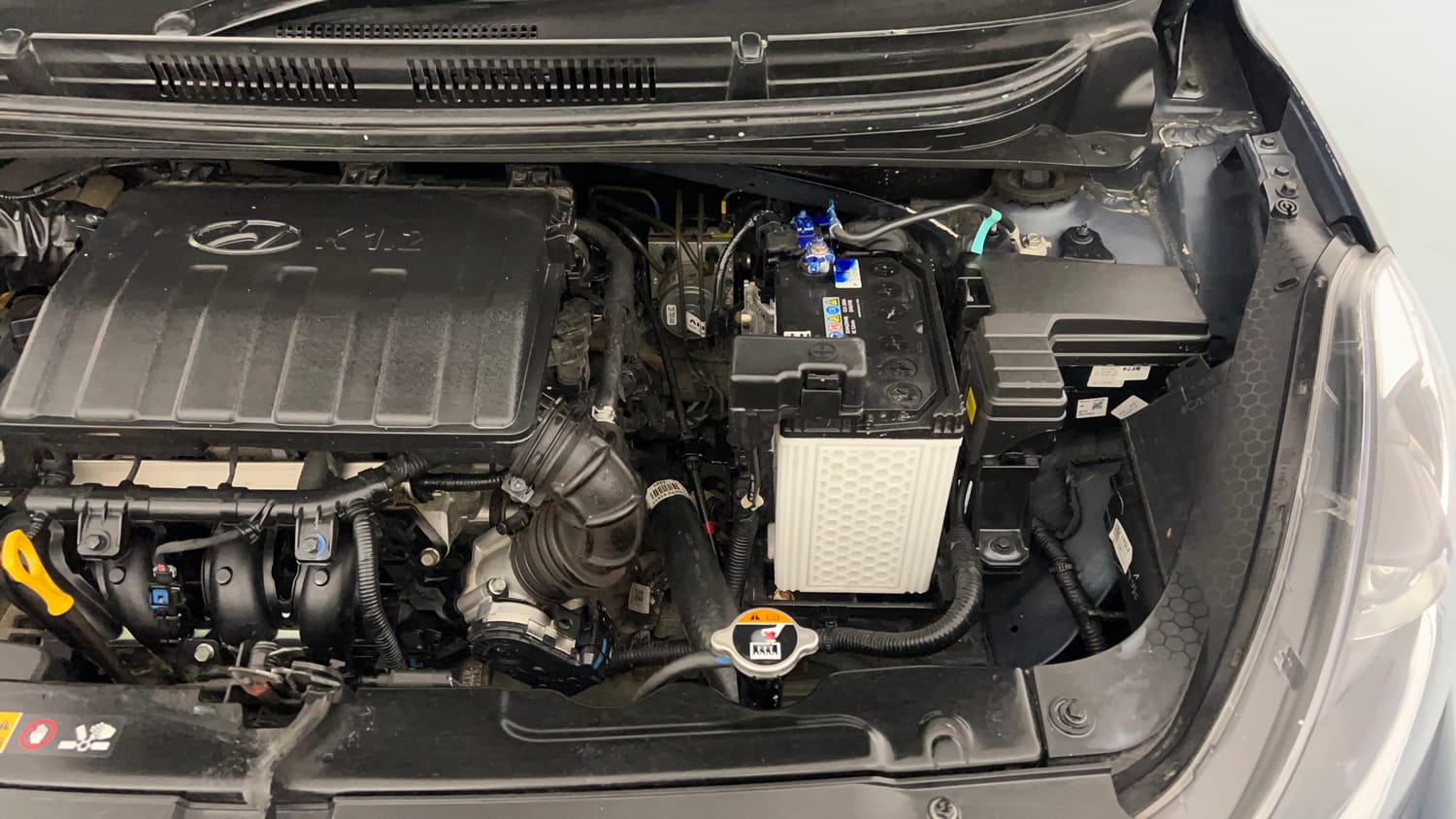 Used 2023 Hyundai Grand i10 Nios Sportz 1.2 Kappa VTVT Petrol Manual engine ENGINE LEFT SIDE VIEW