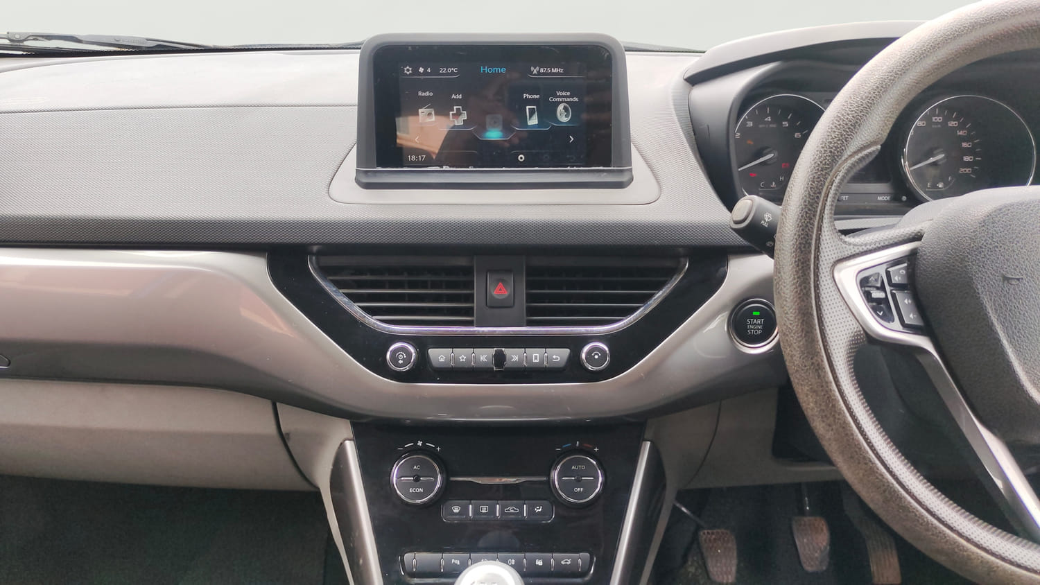 Used 2017 Tata Nexon XZ Plus Diesel Diesel Manual interior MUSIC SYSTEM & AC CONTROL VIEW