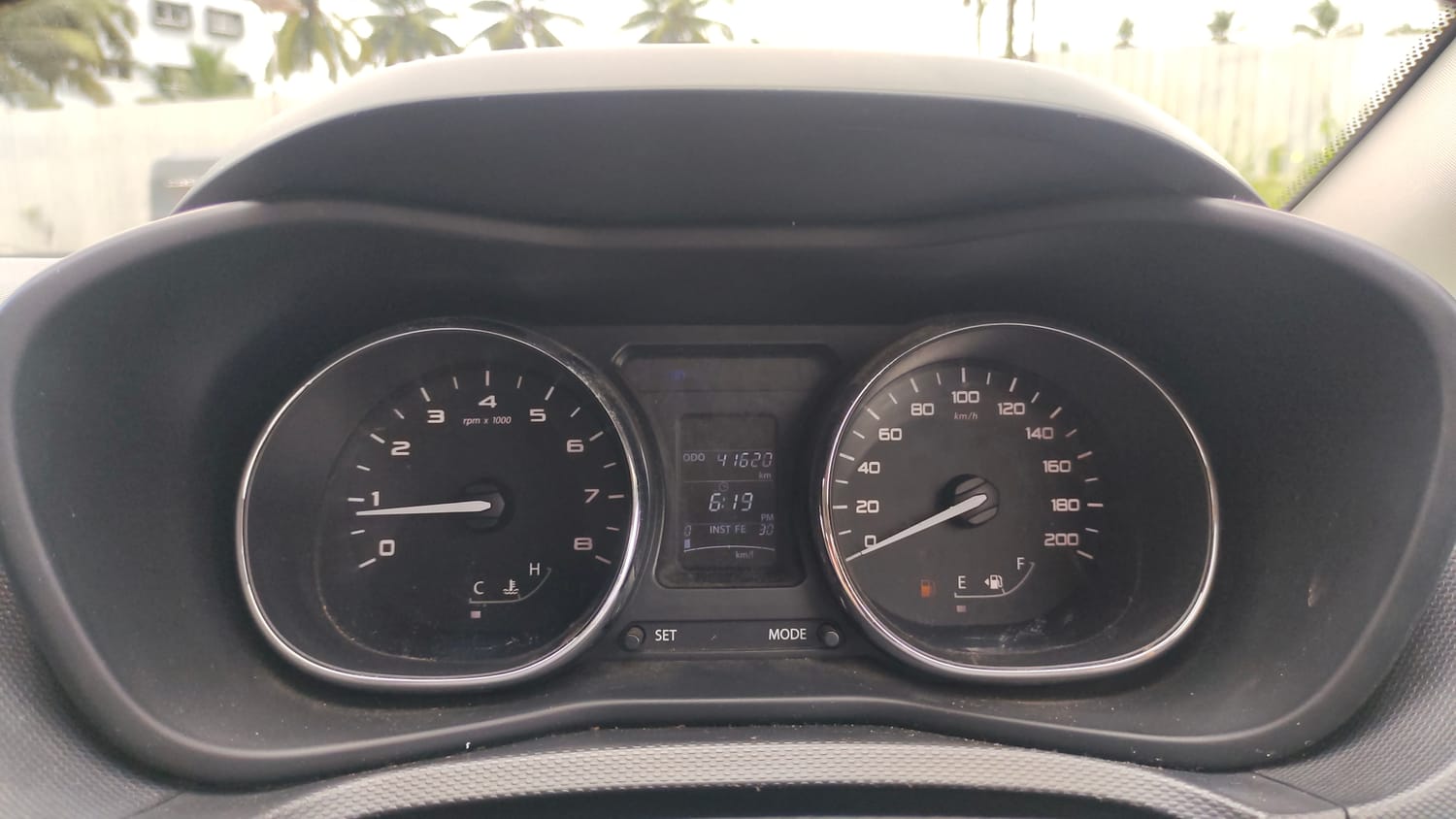 Used 2017 Tata Nexon XZ Plus Diesel Diesel Manual interior CLUSTERMETER VIEW