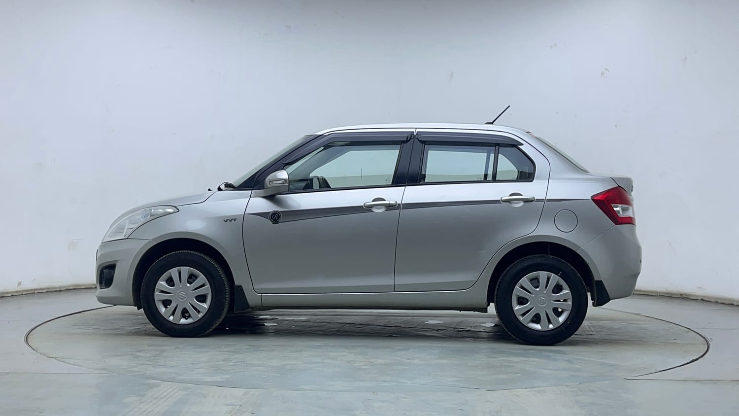 Used 2014 Maruti Suzuki Swift Dzire VXI Petrol Manual exterior LEFT SIDE VIEW
