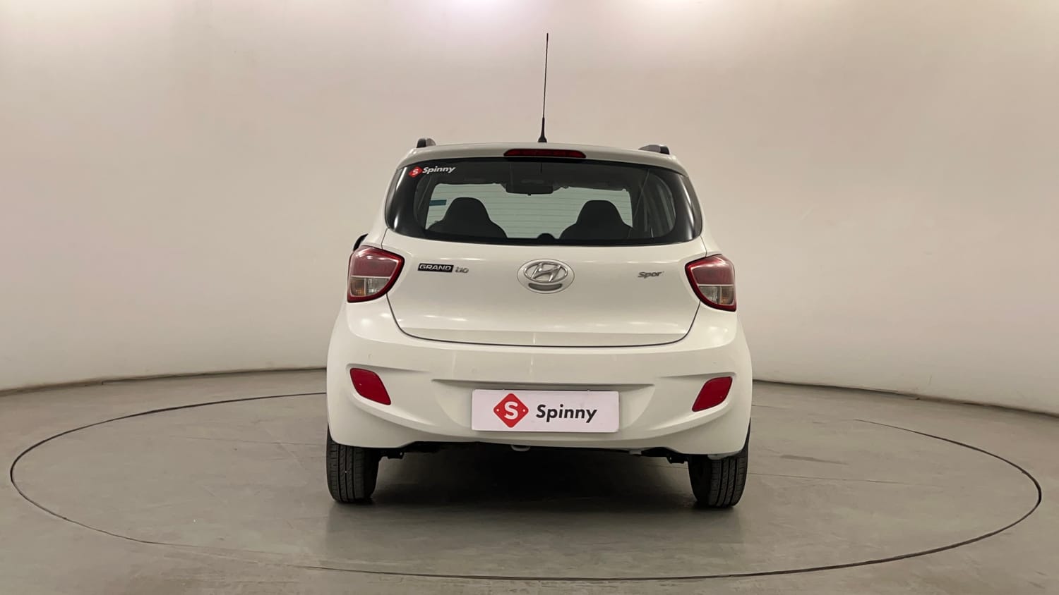 Used 2016 Hyundai Grand i10 Sportz 1.2 Kappa VTVT Petrol Manual exterior BACK VIEW