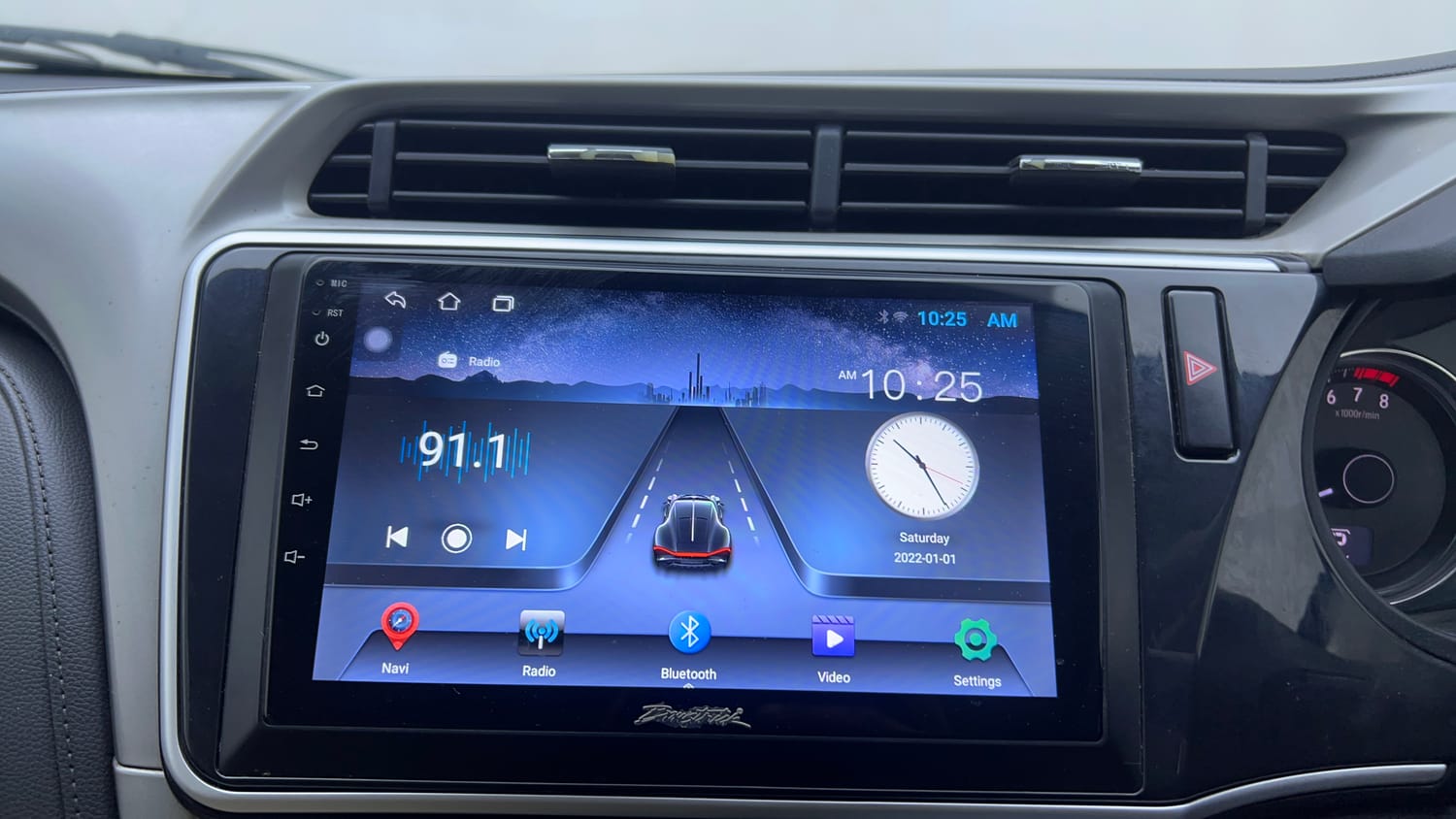 Used 2017 Honda City ZX CVT Petrol Petrol Automatic interior MUSIC SYSTEM & AC CONTROL VIEW