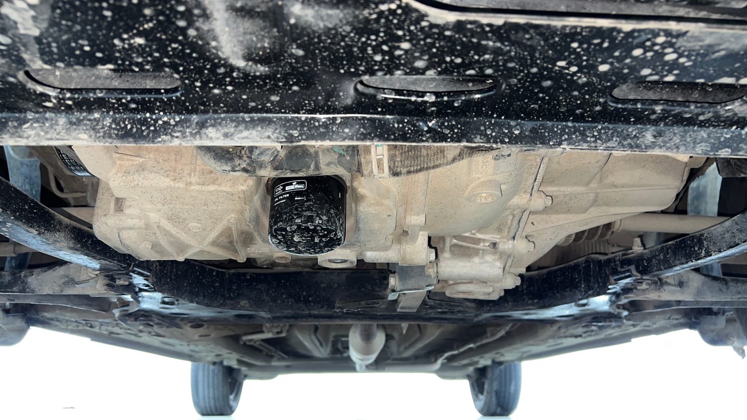 Used 2023 Nissan Magnite XL Petrol+Cng (Outside fitted) Cng Manual extra FRONT LEFT UNDERBODY VIEW