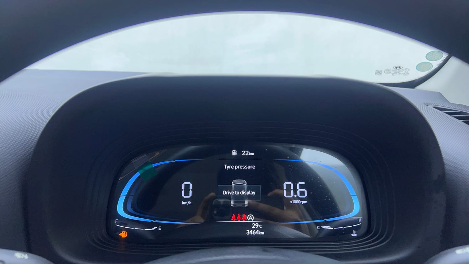 Used 2025 Hyundai Venue S Plus 1.2 Petrol MT Petrol Manual interior CLUSTERMETER VIEW
