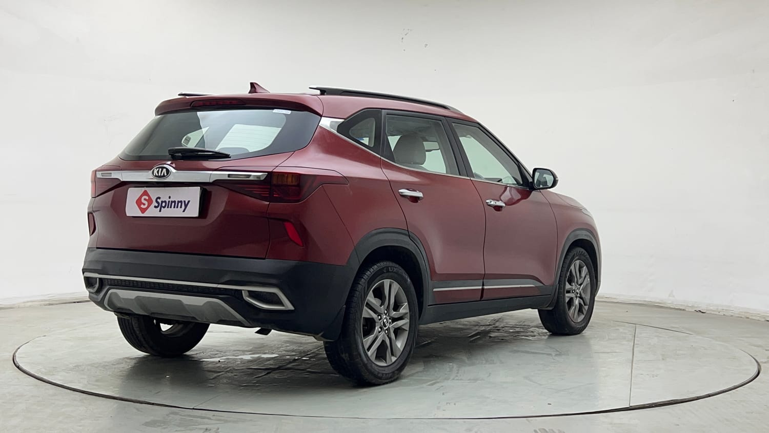 Used 2021 kia Seltos HTX IVT 1.5 Petrol Automatic exterior RIGHT REAR CORNER VIEW
