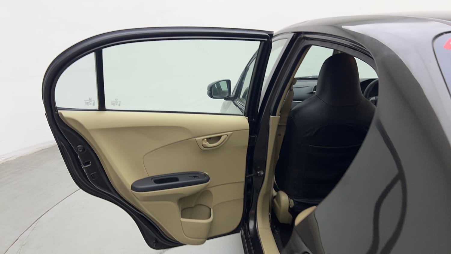 Used 2017 Honda Amaze 1.2 S i-VTEC Petrol Manual interior LEFT REAR DOOR OPEN VIEW