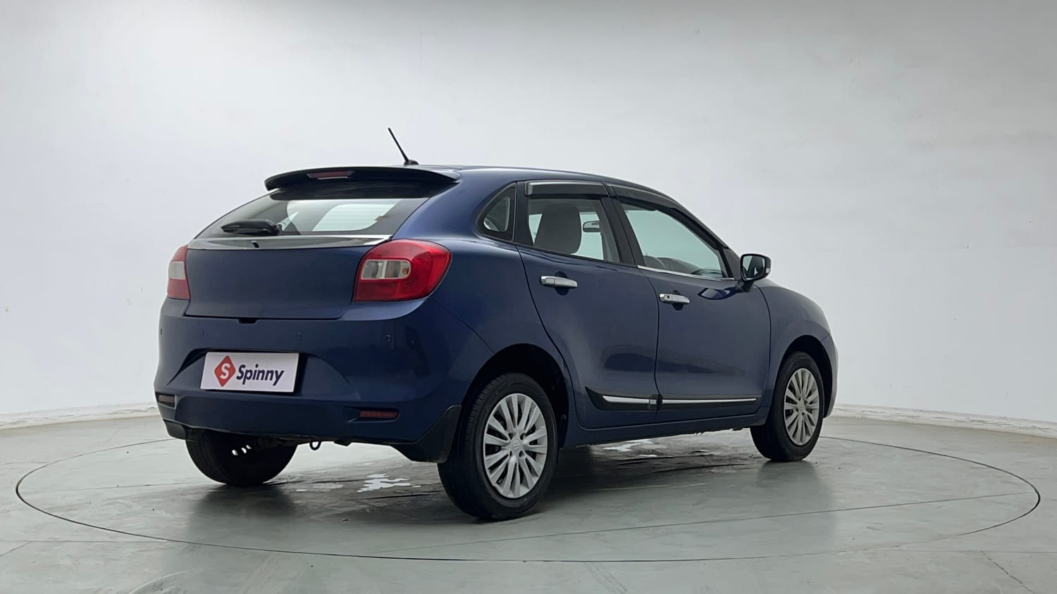 Used 2021 Maruti Suzuki Baleno Delta Petrol+CNG (Outside Fitted) Cng Manual exterior RIGHT REAR CORNER VIEW