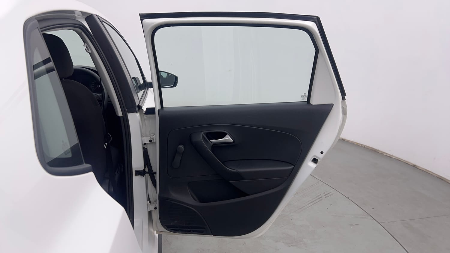 Used 2022 Volkswagen Polo Trendline 1.0L MPI Petrol Manual interior RIGHT REAR DOOR OPEN VIEW