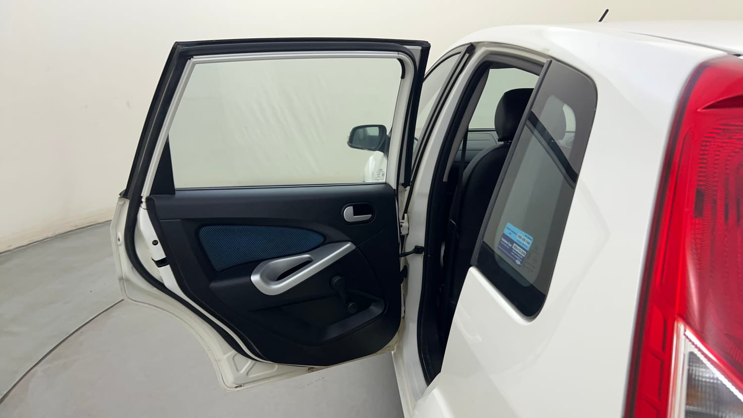 Used 2015 Ford Figo Duratec Petrol Titanium 1.2 Petrol Manual interior LEFT REAR DOOR OPEN VIEW