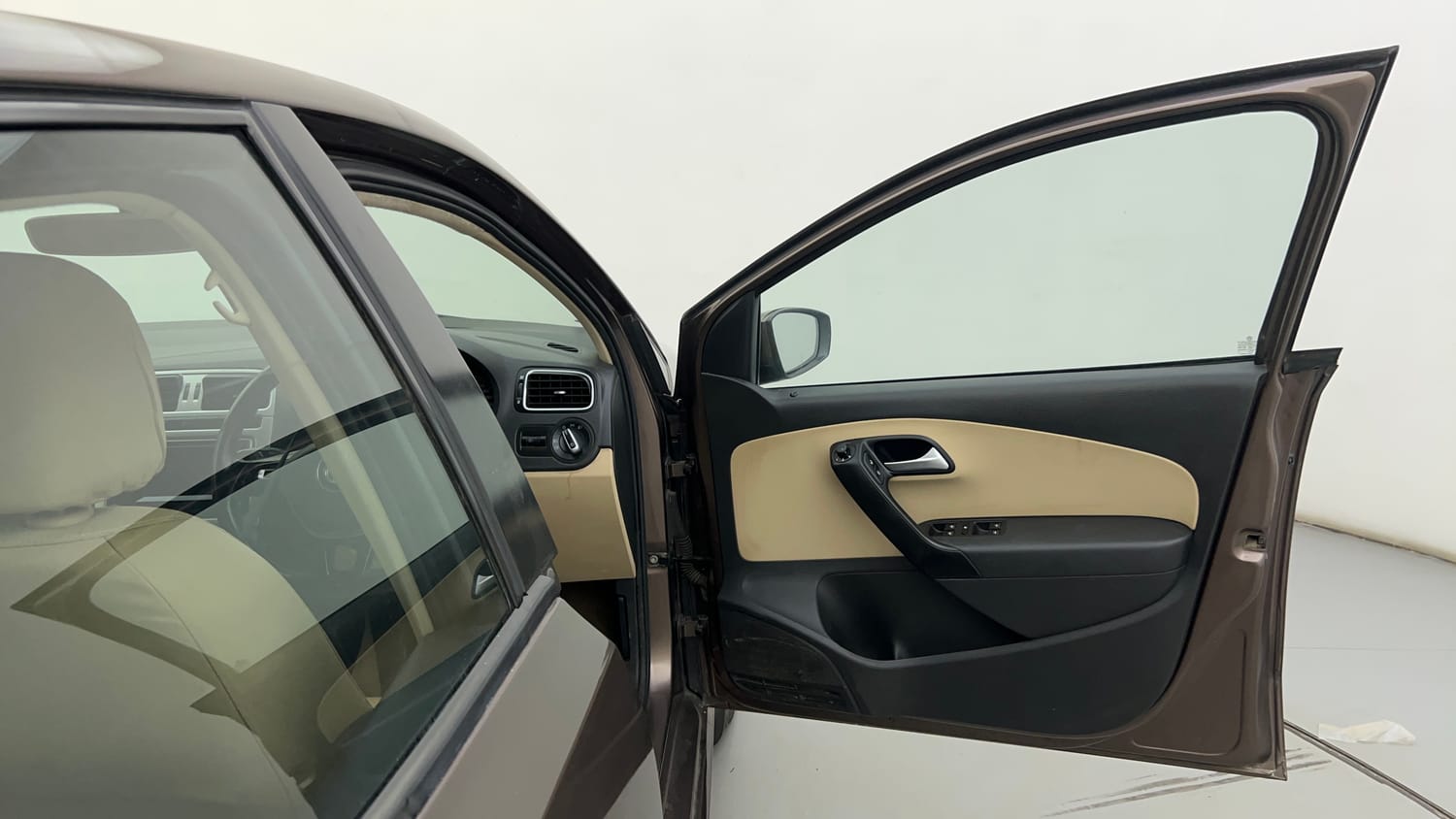 Used 2016 Volkswagen Polo Highline1.5L (D) Diesel Manual interior RIGHT FRONT DOOR OPEN VIEW