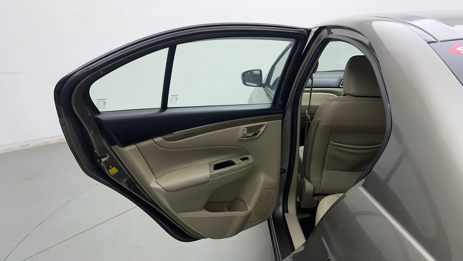 Used 2020 Maruti Suzuki Ciaz Alpha 1.5 AT Petrol Automatic interior LEFT REAR DOOR OPEN VIEW