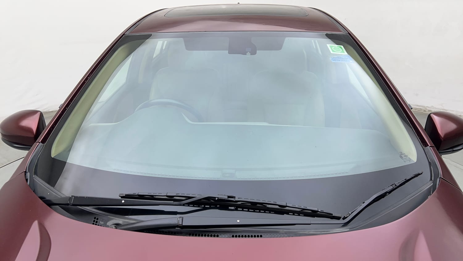 Used 2017 Honda City ZX CVT Petrol Petrol Automatic exterior FRONT WINDSHIELD VIEW