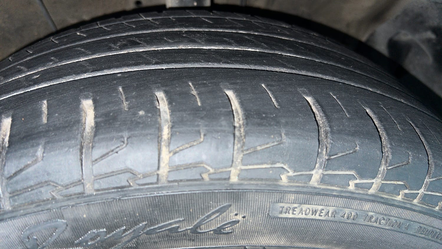 Used 2020 Hyundai Creta SX (O) 1.4 Turbo 7 DCT Petrol Automatic tyres RIGHT FRONT TYRE TREAD VIEW