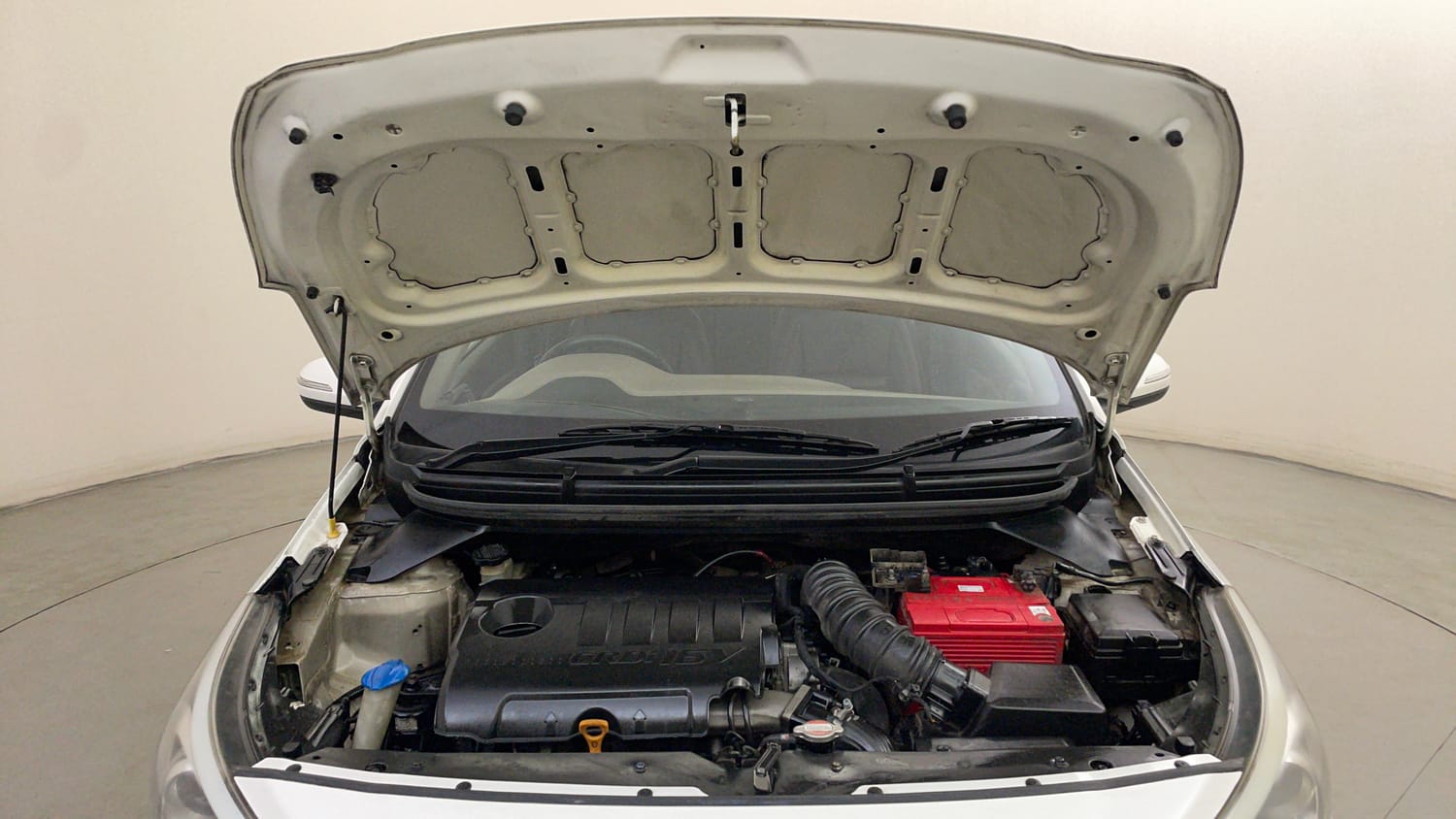 Used 2016 Hyundai Elite i20 Asta 1.4 CRDI (O) Diesel Manual engine ENGINE & BONNET OPEN FRONT VIEW