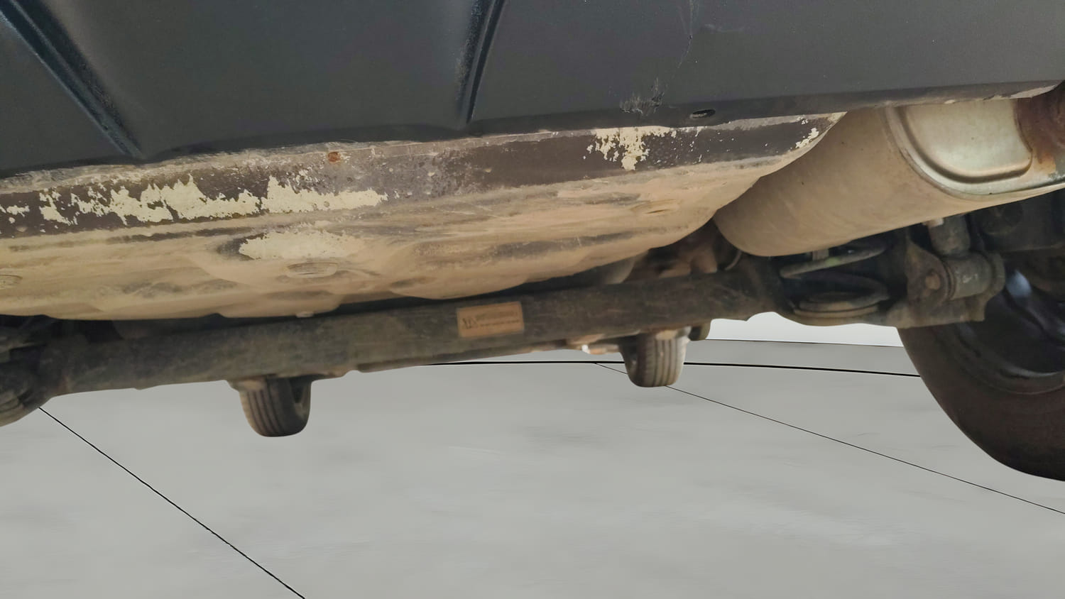 Used 2024 Tata Punch Adventure MT Petrol Manual extra REAR UNDERBODY VIEW (TAKEN FROM REAR)
