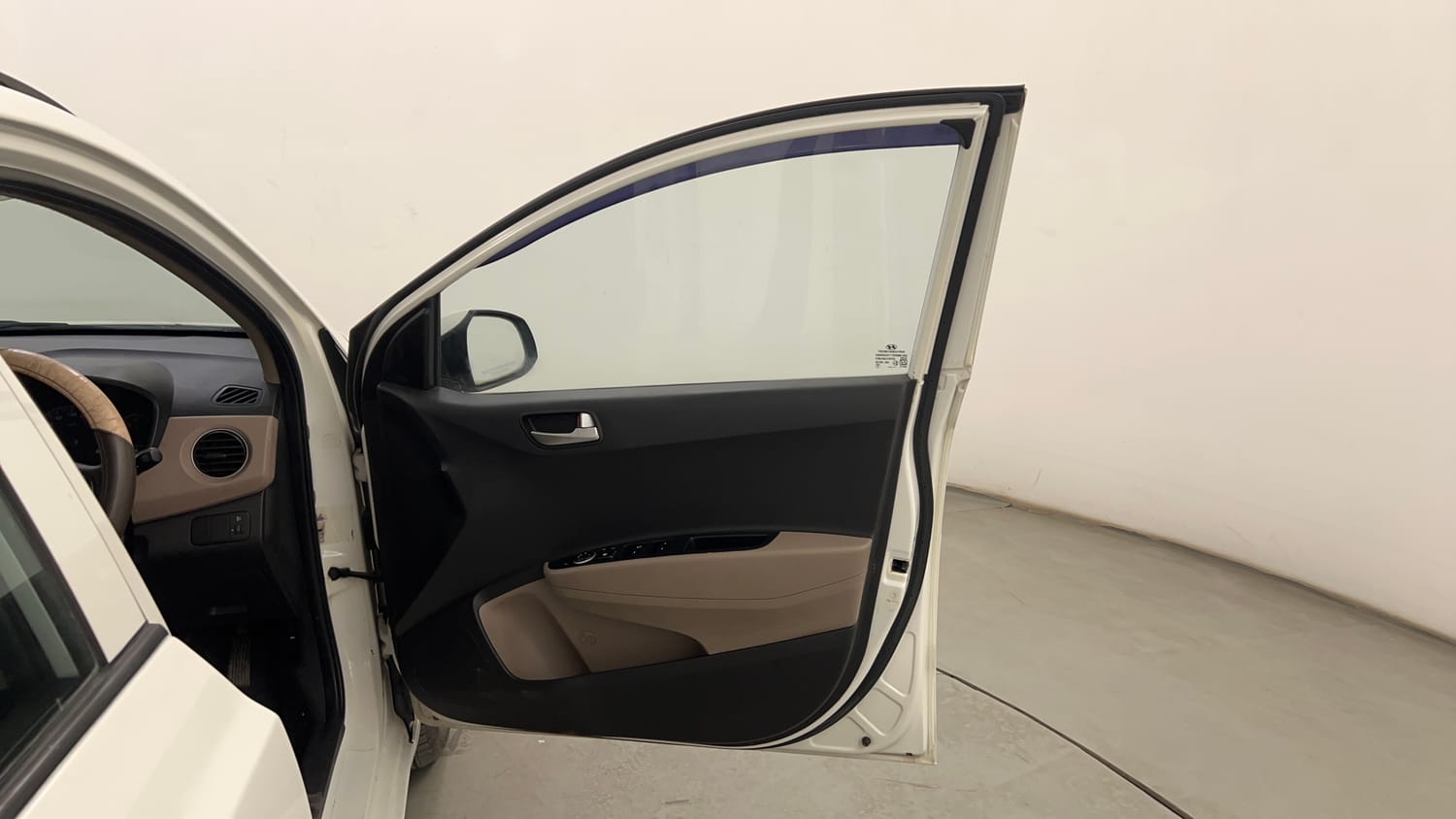 Used 2016 Hyundai Grand i10 Sportz 1.2 Kappa VTVT Petrol Manual interior RIGHT FRONT DOOR OPEN VIEW